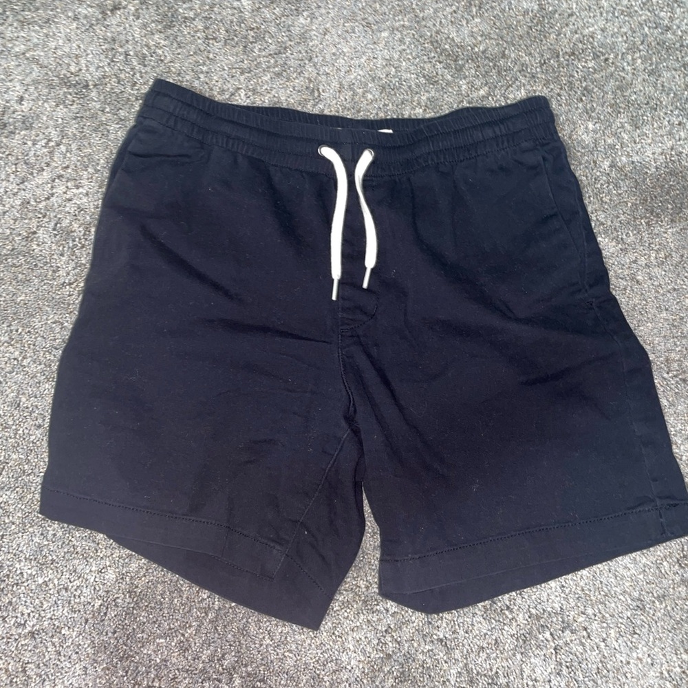 Pacsun Black Twill Volleh Shorts